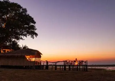 busanga plains camp site deck view