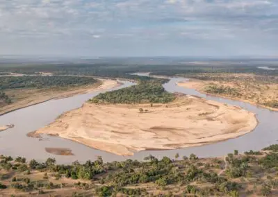 Meandering Luangwa River, Chikunto Big Bend